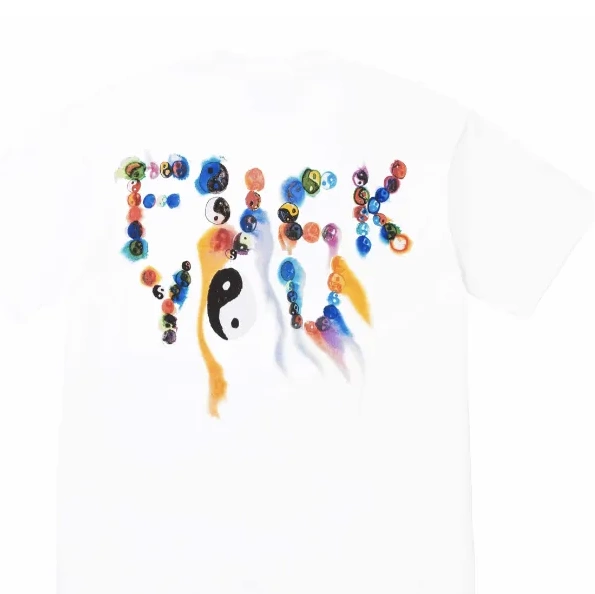 Yin M S Chi YIN XL Printed TEE Yang Tai White and Black 23FW L YANG 0922